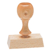 Timbro in legno 130 mm 1 riga