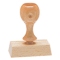 Timbro in legno 130 mm 1 riga